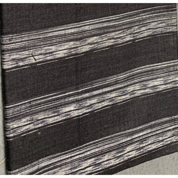 Vintage Black & White Striped Fabric Fat Quarter 18x22 Sewing & Crafts - Picture 1 of 4